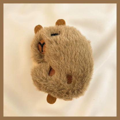 Fluffy Capybara AirPods Case