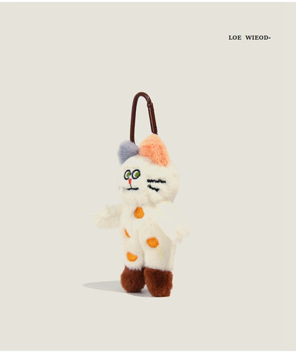 Red Hood Cat Plush Keychain