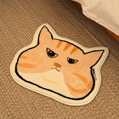 Cat Face Bath Mat
