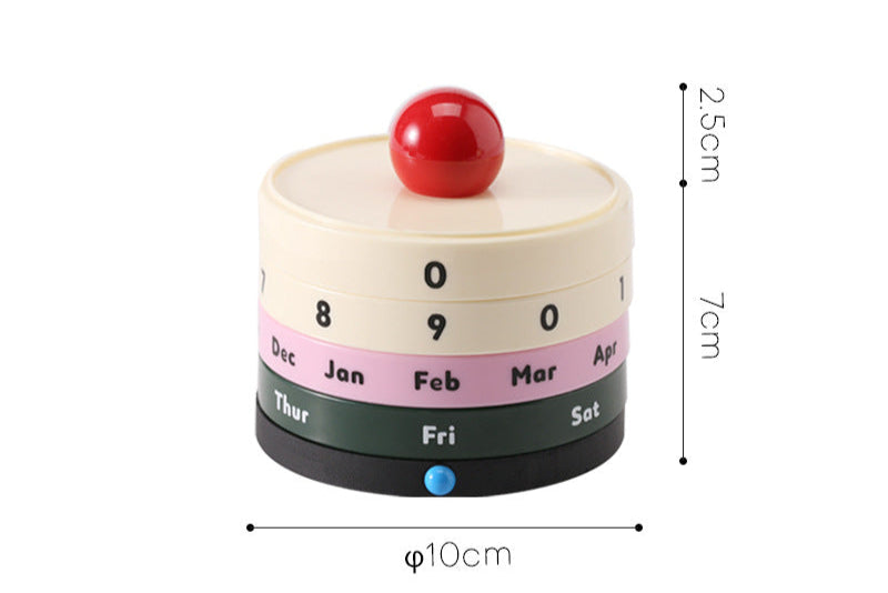 Retro Rotating Perpetual Calendar