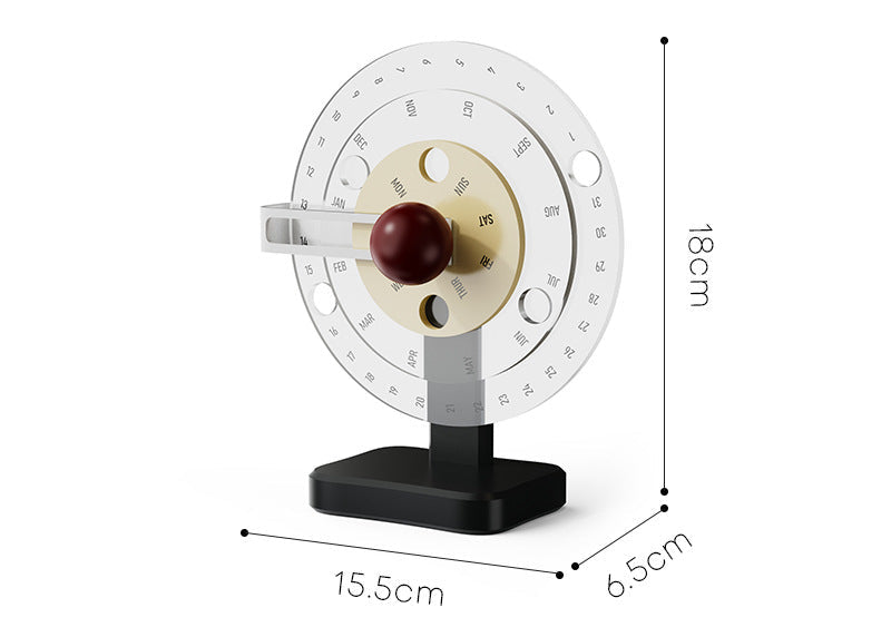 Rotating Acrylic Perpetual Calendar