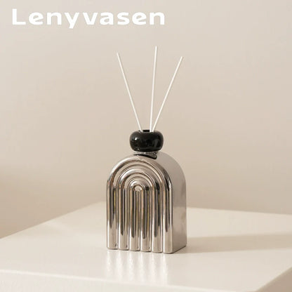 Matisse-Inspired Rainbow Ceramic Diffuser Bottle