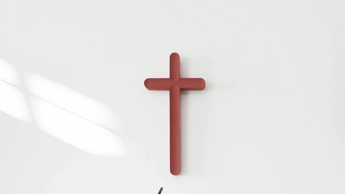 Wall-Mounted Cross Art – with Sticker
