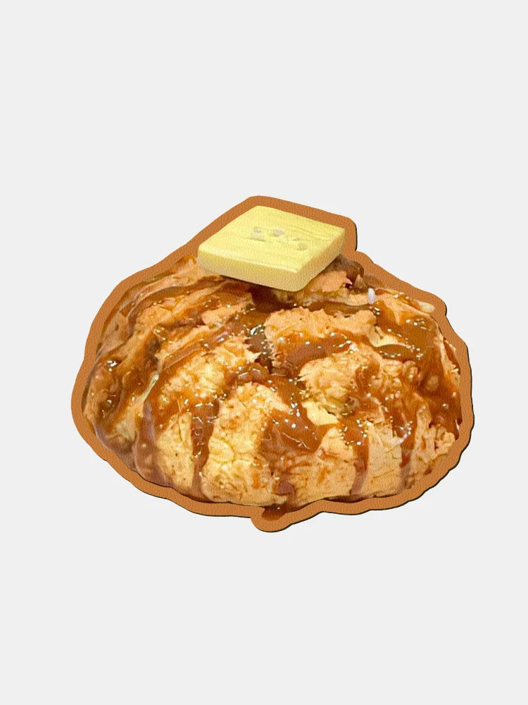 Cute Dessert-Shaped Leather Mouse Pad