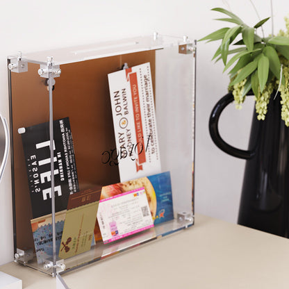 Acrylic Ticket & Photo Display Case