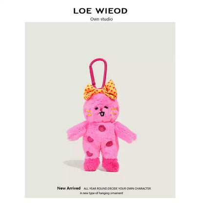 Red Hood Cat Plush Keychain