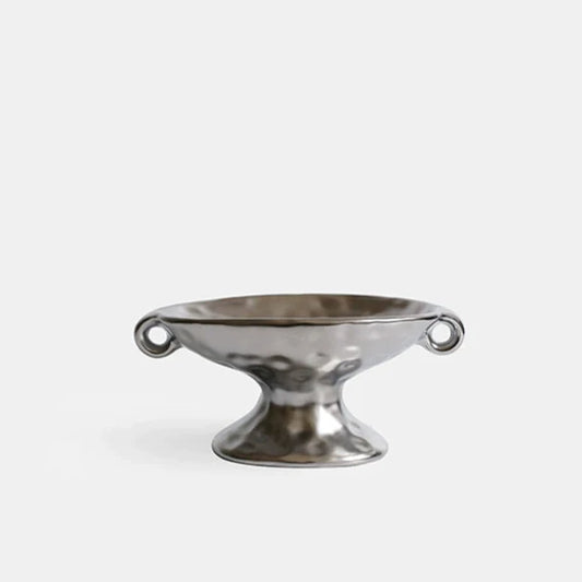 Antique Double Handle Ceramic Tray