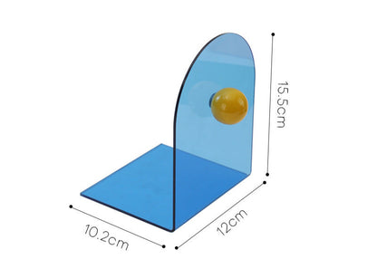 Color Dot Acrylic Bookends