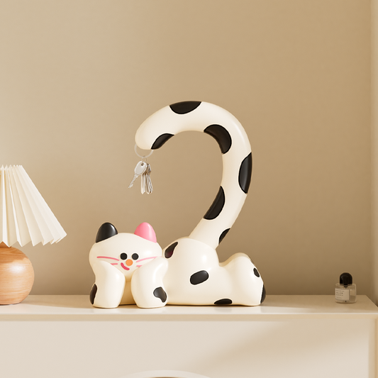 Cartoon cat, porch ornaments, magnetic keys, storage trays, home decorations, living room, housewarming gifts for friends