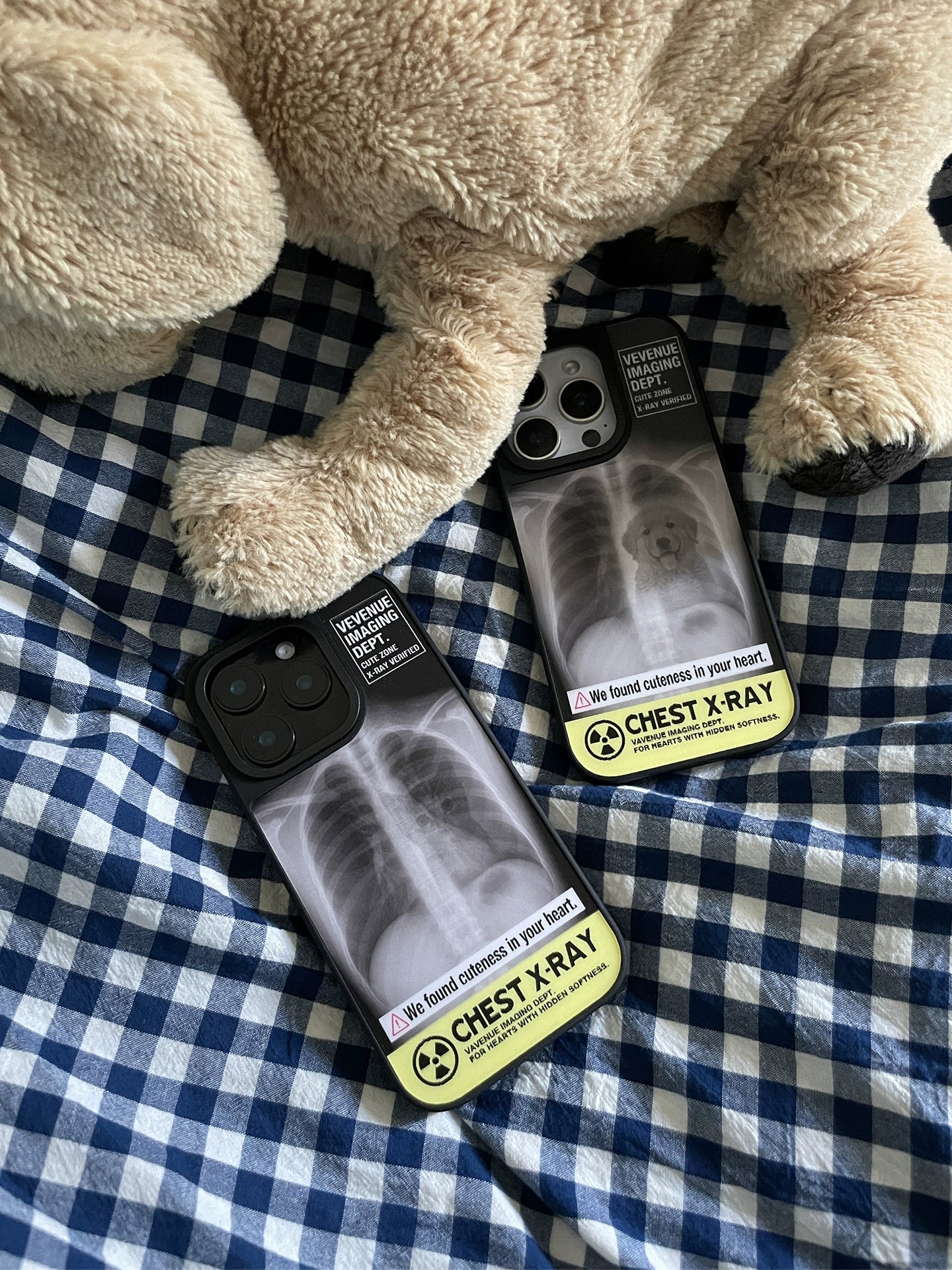 X-Ray iPhone Case with Hidden Dog or Cat