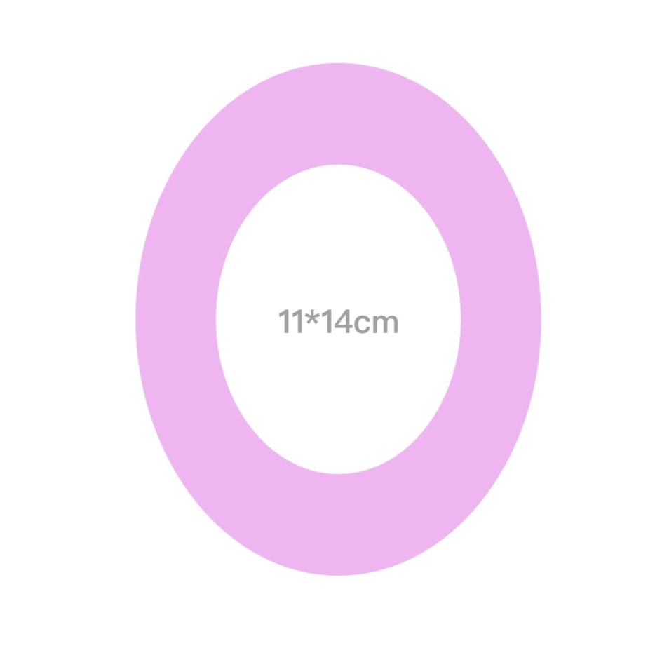 Pastel Fuzzy Block Photo Frame