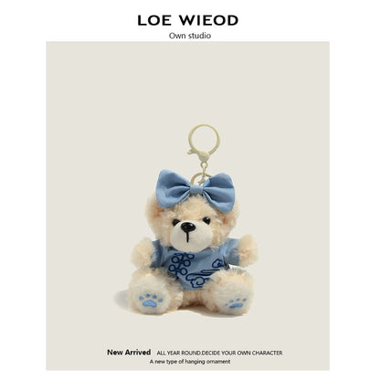 Chinese Hanfu Bear Plush Keychain