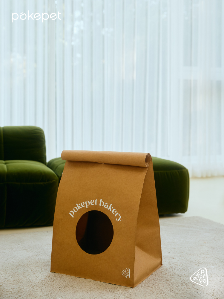 Pokepet imported from Germany washed kraft paper bag cat nest environmentally friendly, odorless, waterproof and scratch-resistant, cat shelter house