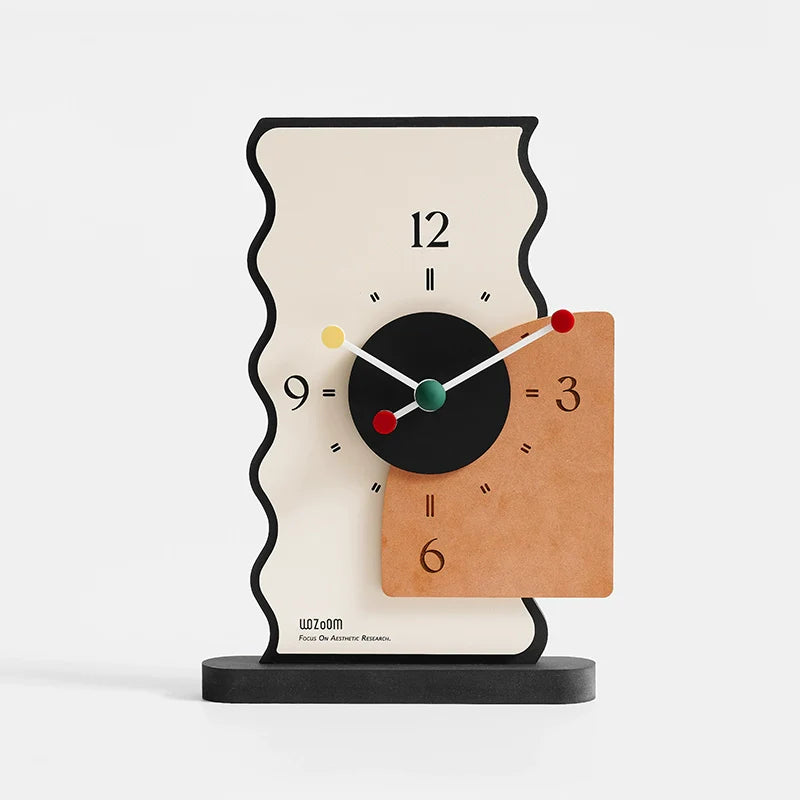 Wavy Edge Desk Clock