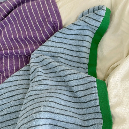 Striped Cotton Bath Towel