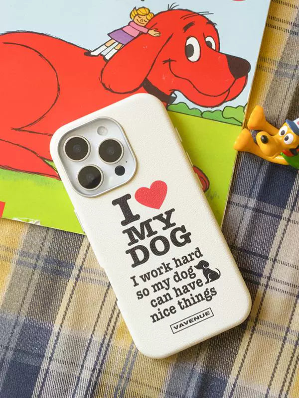 I Love My Dog iPhone Case
