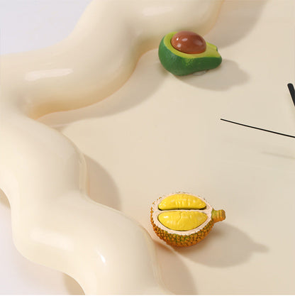 Fruit Accent Cream Wall Clock