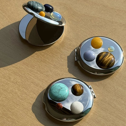 Natural Stone Compact Mirror