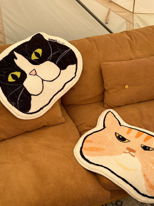 Cat Face Bath Mat