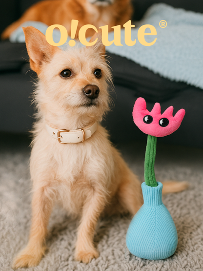 o!cute flowers, plush toys, dogs, small and medium-sized dogs, accompaniment, vocalization, tug-of-war, self-exaltation, and bite-resistant toys