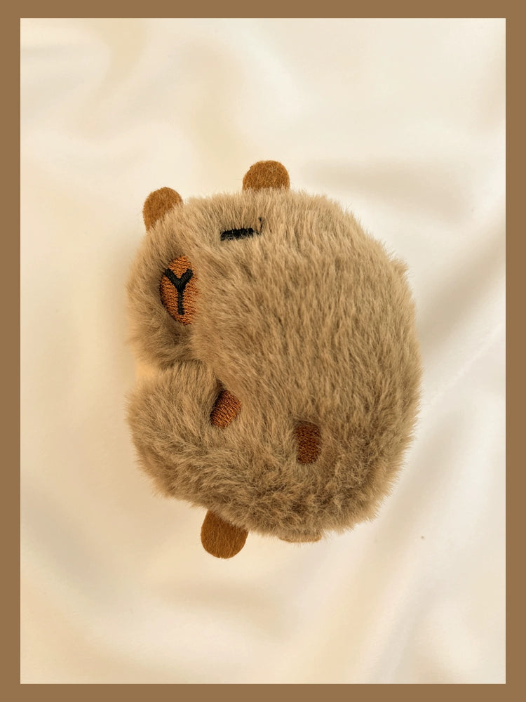 Fluffy Capybara AirPods Case