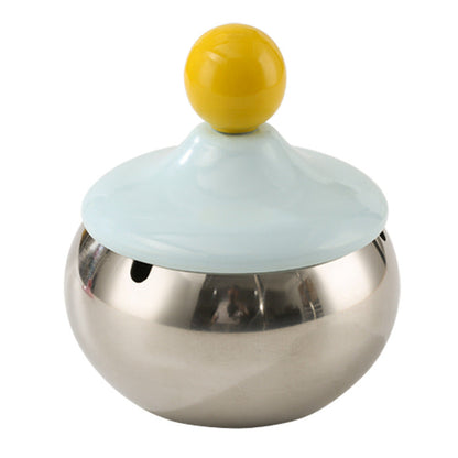 Retro Ball Stainless Steel Ashtray