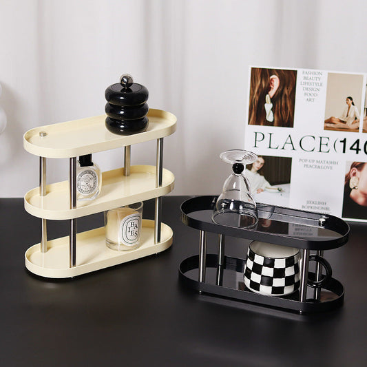 Nordic Oval 3-Tier Desk Organizer