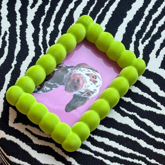 Pastel Fuzzy Block Photo Frame