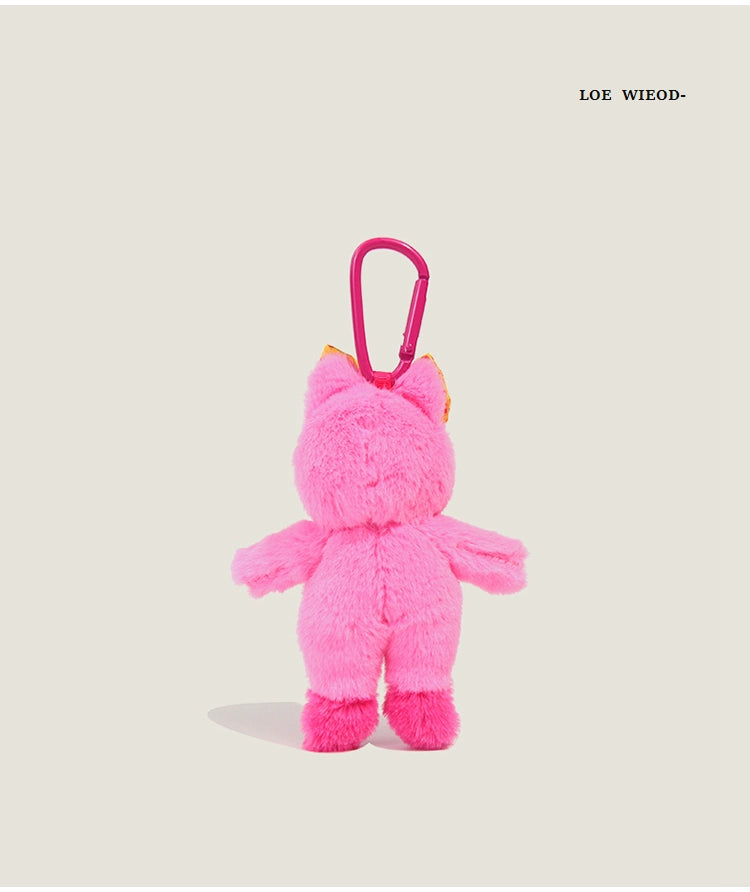 Red Hood Cat Plush Keychain
