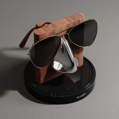 Creative Nose-Shaped Eyeglasses Holder Stand