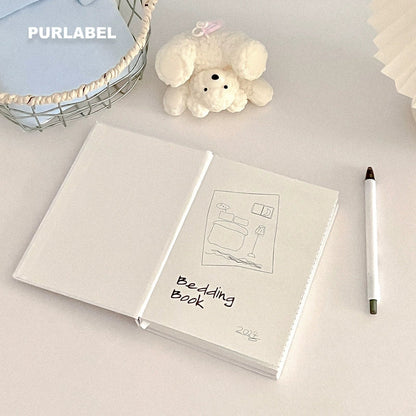 PURLABEL original design Korean ins pure cotton handbook book cover sketch cotton simple book clothes B6 notepad