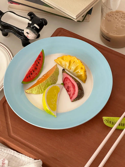 Colorful Fruit Slice Chopstick Rests