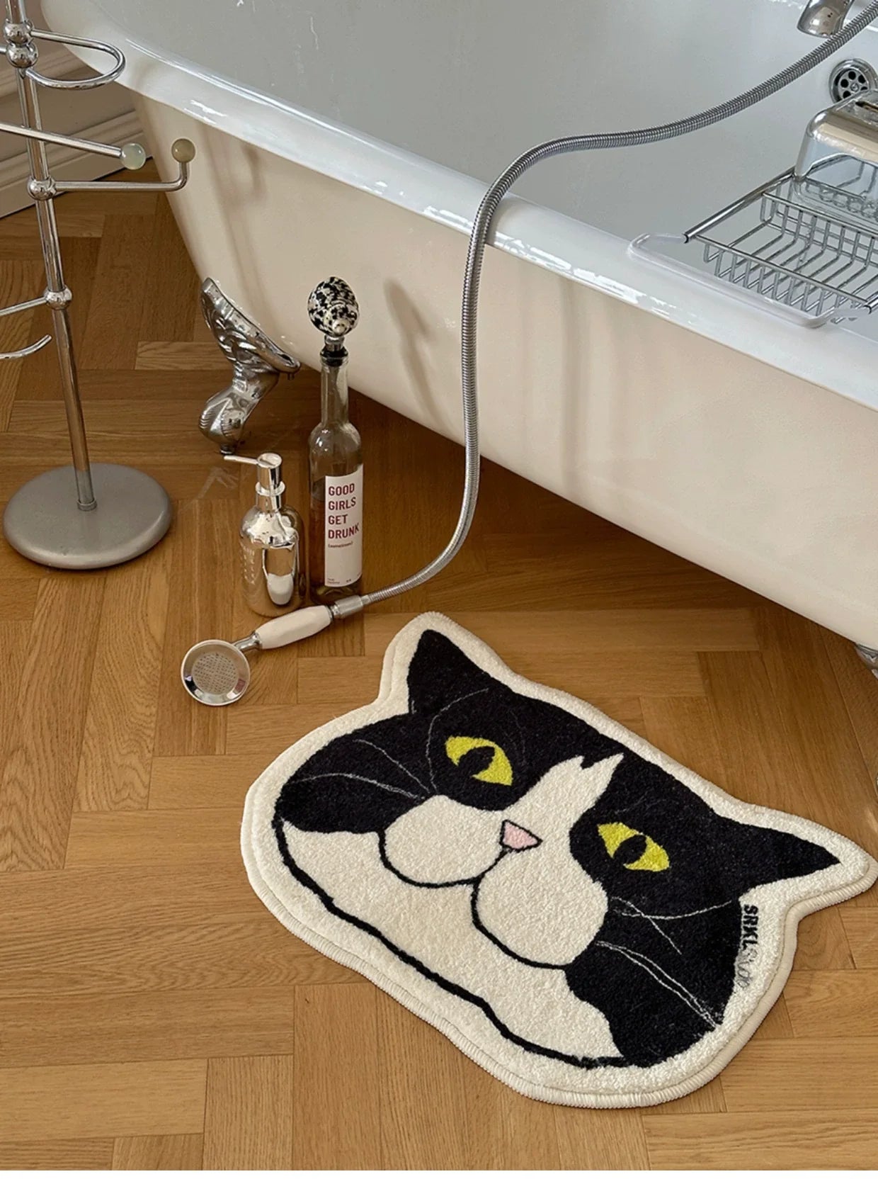 Cat Face Bath Mat
