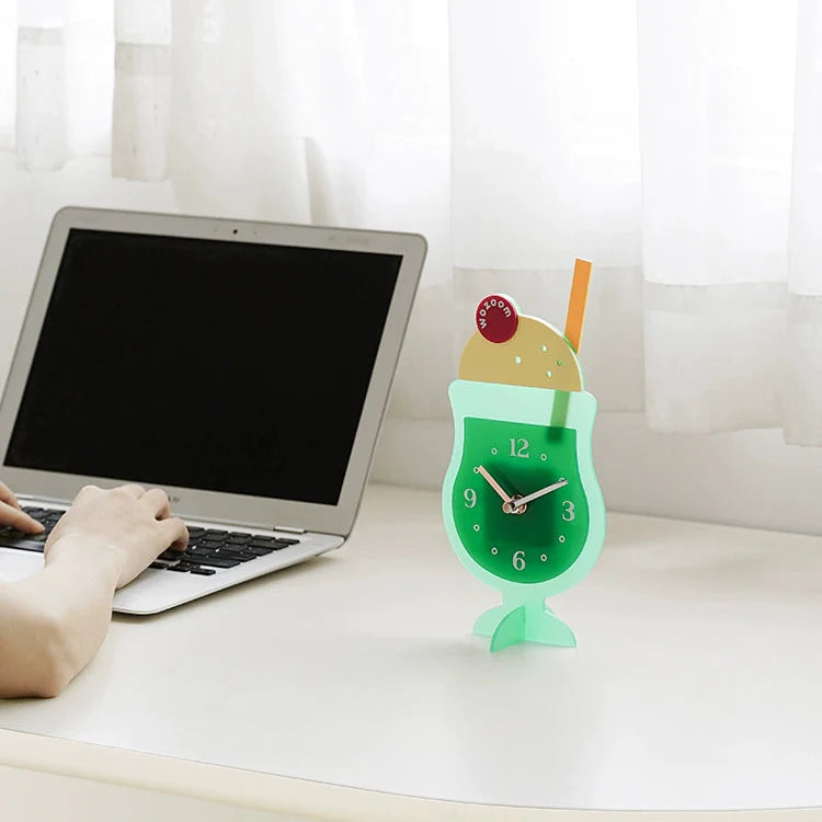 Ice Cream Parfait Desk Clock
