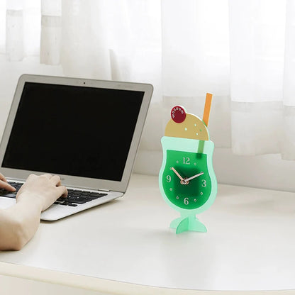 Ice Cream Parfait Desk Clock
