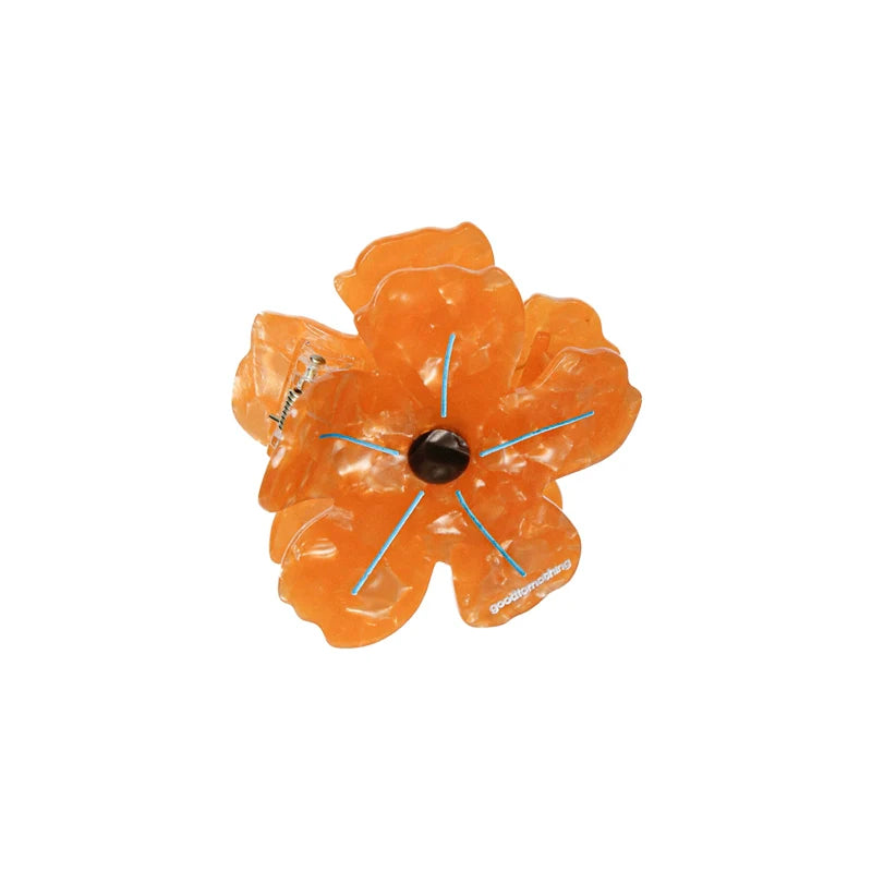 Original Floral Acetate Claw Clip
