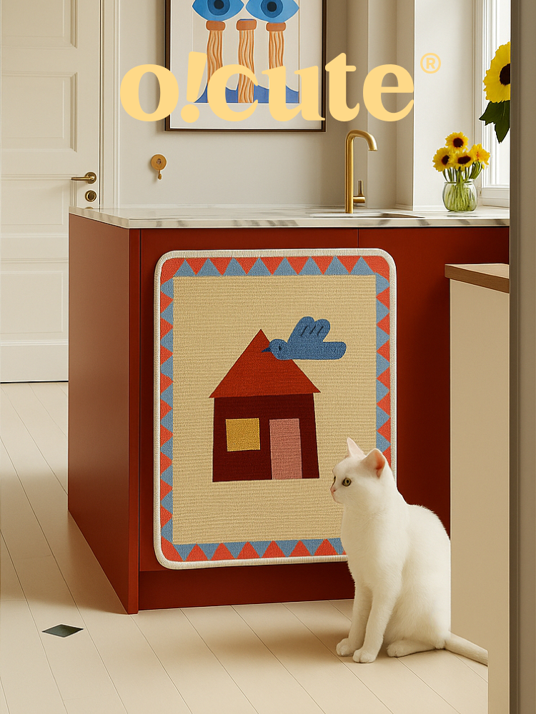 Stick-On Cat Scratch Pad