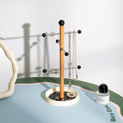 Retro Tree-Style Wooden Cup Holder
