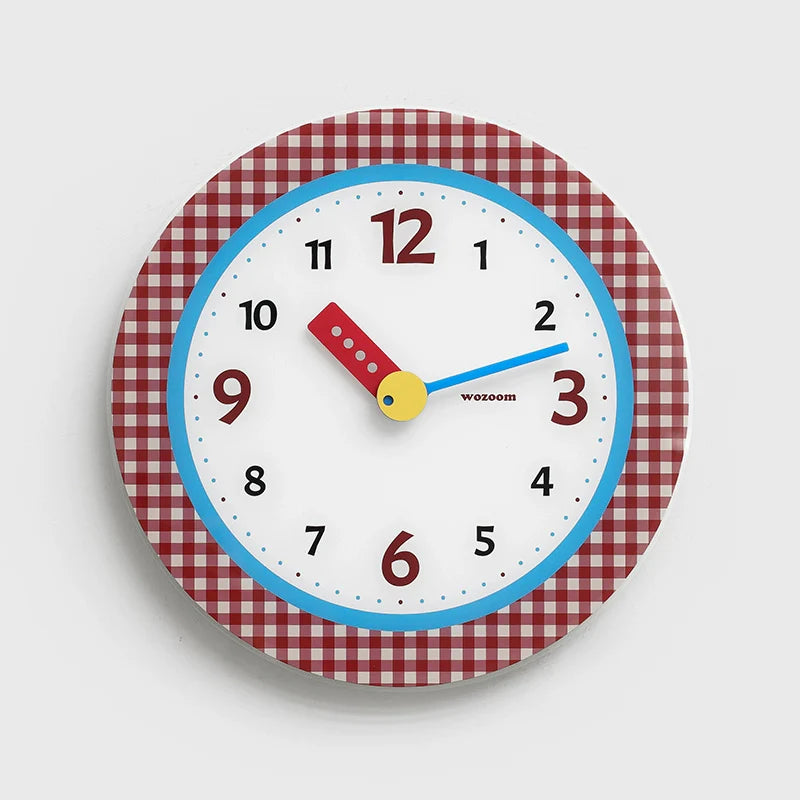 Grid Whisper Wall Clock