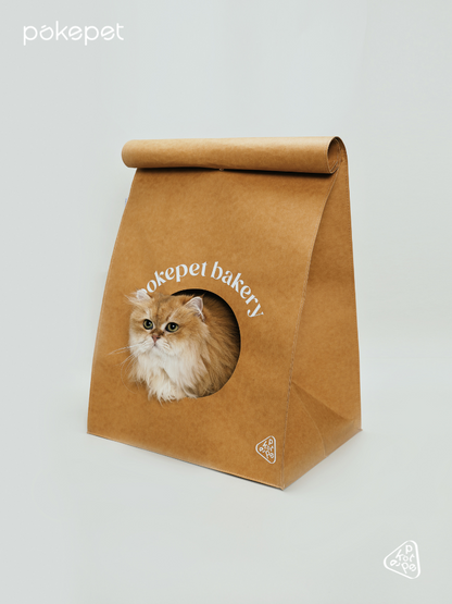 Pokepet imported from Germany washed kraft paper bag cat nest environmentally friendly, odorless, waterproof and scratch-resistant, cat shelter house