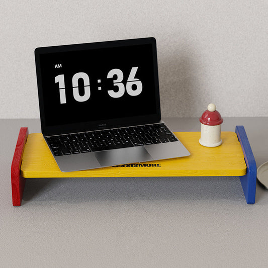 Colorful Wooden Monitor Stand