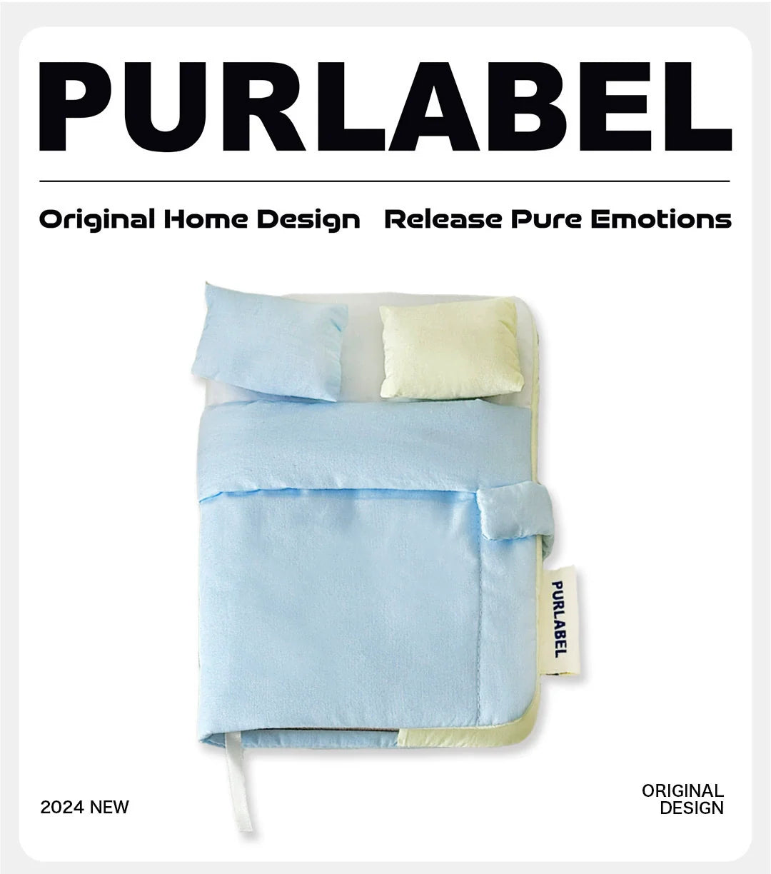 PURLABEL original design Korean ins pure cotton handbook book cover sketch cotton simple book clothes B6 notepad
