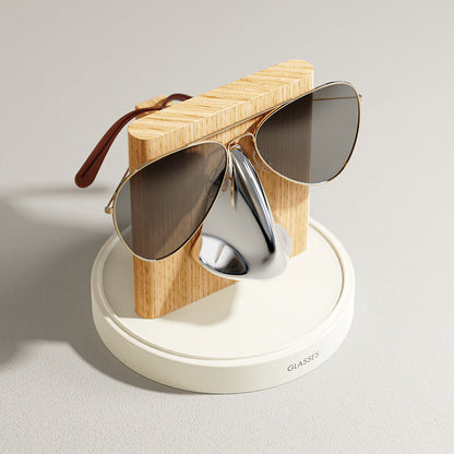 Creative Nose-Shaped Eyeglasses Holder Stand