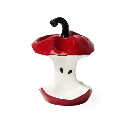 Yu Xuan's niche toothbrush holder, bathroom countertop, high-value apple toothpaste shelf, makeup brush storage ornaments