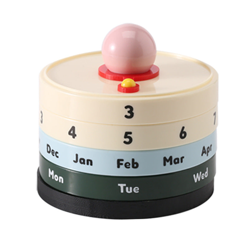Retro Rotating Perpetual Calendar