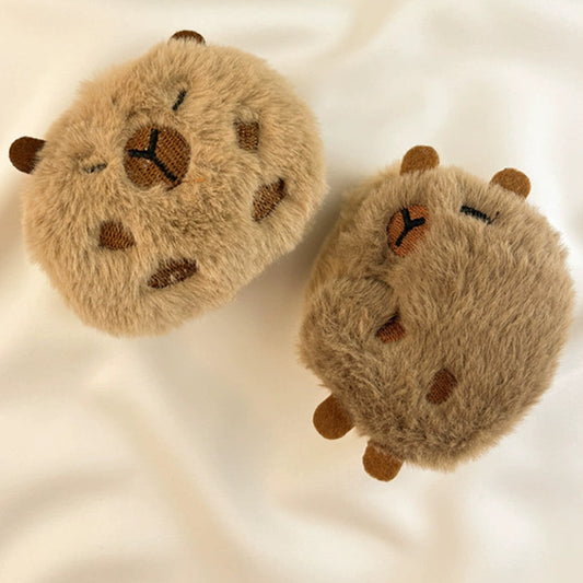 Fluffy Capybara AirPods Case