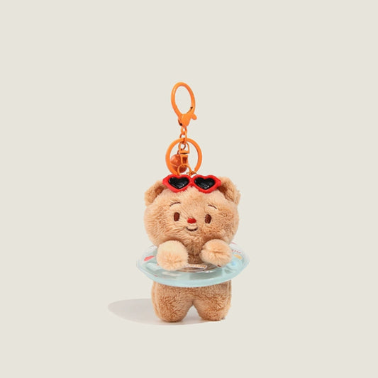 Float Ring Animal Plush Keychain