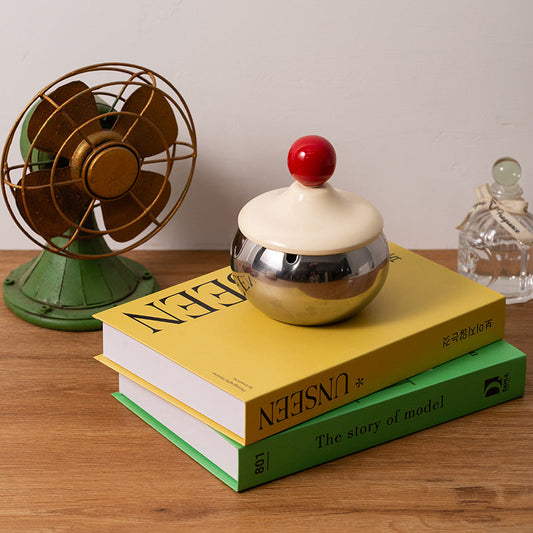 Retro Ball Stainless Steel Ashtray