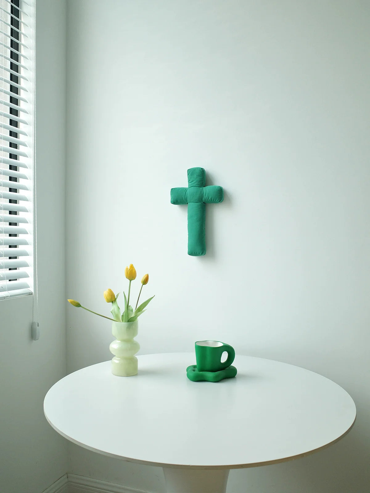 Soft Fabric Cross Cushion – Wall Decor & Hug Pillow