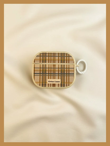 Plaid Pattern AirPods Case